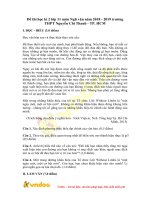 de thi hoc ki 2 lop 11 mon ngu van nam 2018 2019 truong thpt nguyen chi thanh tp hcm 