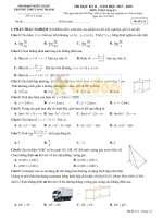 de thi hoc ki 2 11 toan truong thpt long thanh 