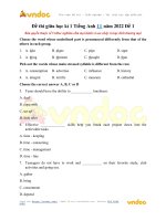 de thi giua hoc ki 1 tieng anh 11 