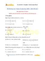 de thi hoc ki 1 toan 11 nam hoc 2020 2021 de 1 