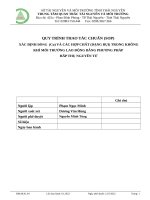 MCRE SOP KK PQT   (cu) dạng bụi 