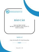 BÀI tập THỰC HÀNH đe dọa từ KHÔNG GIAN MẠNG và TOÀN cầu hóa 