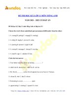 de thi hoc ki 2 mon tieng anh lop 11 truong thpt so 1 phu cat binh dinh 