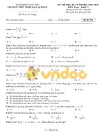 de thi hoc ki 2 lop 11 mon toan hung yen 