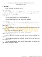 de thi giua hoc ki 1 lop 11 mon toan 2021 sam son thanh hoa 