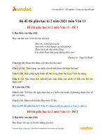 Bo de thi giua hoc ki 2 nam 2021 mon van 11 