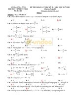 de thi hoc ki 2 11 mon toan truong thpt duc tho 1 
