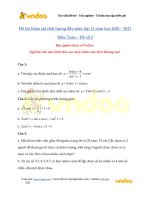 de thi giua hoc ki mon toan lop 11 mon toan 2020 2021 de so 2 