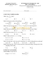 de thi hoc ki 2 11 mon toan truong thpt yen lac 