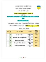 TIỂU LUẬN QUẢN TRỊ KINH DOANH QUỐC tế đề tài TÌNH HÌNH XUẤT KHẨU cà PHÊ của VIỆT NAM TRONG 5 năm 2017 quý II 2022) 