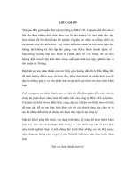 ĐÁNH GIÁ MỨC  ĐỘ HÀI LÒNG CỦA KHÁCH HÀNG ĐỐI VỚI CHẤT LƯỢNG DỊCH VỤ GIAO NHẬN CỦA CÔNG TY MLCITL LOGISTICS