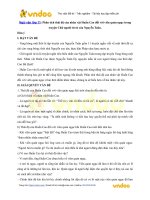 phan tich thai do cua nhan vat huan cao voi vien quan nguc trong truyen ngan chu nguoi tu tu cua nguyen tuan 