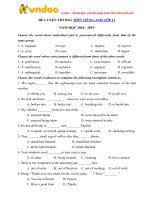 de thi hoc sinh gioi mon tieng anh lop 11 nam hoc 2018 2019 so 4 