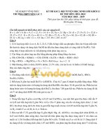 de kscl doi tuyen hsg lop 11 hoa hoc vinh phuc 