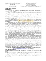 de thi kscl mon ngu van 11 chuyen bac ninh 