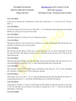 de thi khao sat chat luong dau nam mon vat li 11 nam hoc 2018 2019 