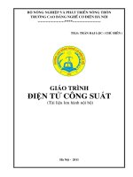 GIÁO TRÌNH ĐIỆN TỬ CÔNG SUẤT