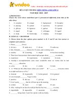 de thi hoc sinh gioi mon tieng anh lop 11 nam hoc 2018 2019 so 2 