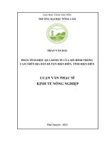 (LUẬN văn THẠC sĩ) phân tích hiệu quả kinh tế của mô hình trồng cam trên địa bàn huyện điện biên, tỉnh điện biên 