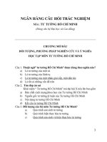 ĐỀ THI KẾT THÚC HỌC PHẦN TƯ TƯỞNG HCM