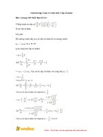 giai bai tap toan 11 bai 4 cap so nhan 