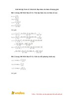 giai bai tap toan 11 bai 3 dao ham cua ham so luong giac 