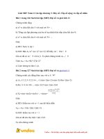 giai sbt toan 11 on tap chuong 3 day so cap so cong va cap so nhan 