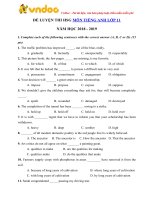 de thi hoc sinh gioi mon tieng anh lop 11 nam hoc 2018 2019 so 10 