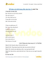 de thi khao sat chat luong dau nam lop 11 mon van de 4 