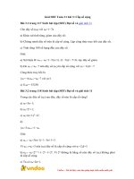 giai sbt toan 11 bai 3 cap so cong 