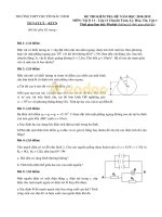 de thi kscl mon vat ly 11 chuyen bac ninh 