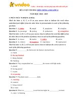 de thi hoc sinh gioi mon tieng anh lop 11 nam hoc 2018 2019 so 6 