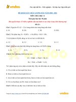 bo de thi khao sat chat luong dau nam lop 11 mon hoa 2020 2021 