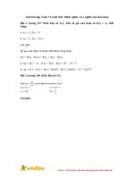 giai bai tap toan 11 bai 1 dinh nghia va y nghia cua dao ham 