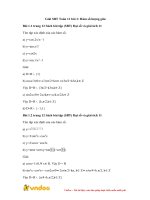 giai sbt toan 11 bai 1 ham so luong giac 