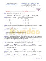 de kscl toan 11 thpt yen lac 2 vinh phuc 