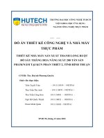 THIẾT kế NHÀ máy sản XUẤT THANH LONG RUỘT đỏ sấy THĂNG HOA NĂNG SUẤT 200 tấn sản PHẨMNĂM tại KCN PHAN THIẾT 2, TỈNH BÌNH THUẬN 