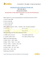 de thi khao sat chat luong dau nam lop 11 mon hoa 2020 2021 de 4 