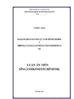 Đa dạng hóa nguồn lực tài chính cho phát triển hạ tầng giao thông thành phố hà nội 