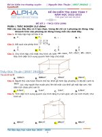 DE SO 1 TOAN 7 HKI 2022 2023 