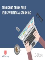 CHÌA KHÓA CHINH PHỤC IELTS WRITING & SPEAKING