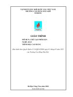 Giáo trình Chế tạo phôi hàn (Nghề: Hàn - Cao đẳng) - Trường Cao Đẳng Dầu Khí