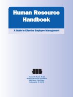 Human Resource Handbook Guide to Effective Employee Management_p1