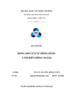 Cửa tự động Arduino kèm code