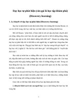 Dạy học phát hiện  Phương pháp dạy học tích cực
