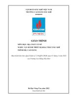 Giáo trình Địa chất cơ sở (Nghề: Vận hành thiết bị khai thác dầu khí - Cao đẳng) - Trường Cao Đẳng Dầu Khí