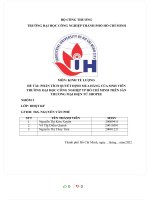 ĐỂ tài PHÂN TÍCH QUYẾT ĐỊNH MUA HÀNG của SINH VIÊN TRƯỜNG đại học CÔNG NGHIỆP TP hồ CHÍ MINH TRÊN sàn THƯƠNG mại điện tử SHOPEE 