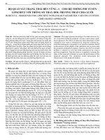Bộ quan sát trạng thái bền vững H∞ cho hệ thống phi tuyến Lipschitz với thông số thay đổi: Phương pháp chia lưới