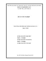 (Đồ án tốt nghiệp ngành Công nghệ kỹ thuật Ô tô) Thi công mô hình hệ thống đánh lửa trực tiếp 2JZ GTE