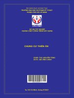(Đồ án tốt nghiệp ngành Công nghệ kỹ thuật công trình xây dựng) Chung cư Thiên Ân